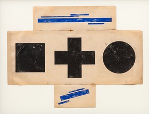 Suprematistisk mønster, ca 1921 af Ilya Grigorevich Chashnik