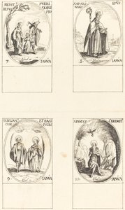 Retur fra Egypten; St. Apollinaire; St. Julian og Basilissa; St. Paul Eremit af Imitator of Jacques Callot