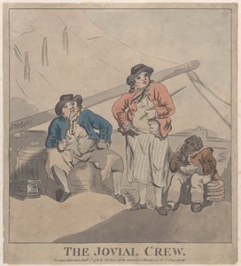 The Jovial Crew, 1. oktober 1786., 1. oktober 1786. af Imitator of Thomas Rowlandson.