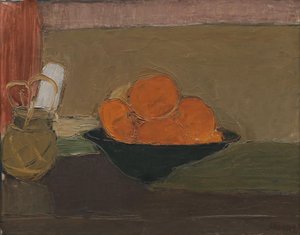 Stilleben med appelsiner af Immanuel Ibsen