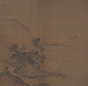 X Ian Hall-mundingen, rub. 1200. af In the style of Xia Gui