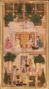 At lave bøger i en have af Indian Art