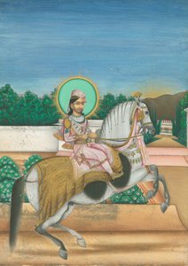 Sheodan Singh, Maharaja af Alwar, 1820 af Indian Art