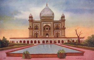 Safdar Jang Tomb, Delhi (farvefoto) af Indian photographer