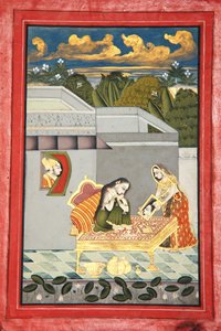 Et glimt af den elskede, (ugennemsigtigt wc på papir) af Indian School