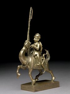 En tændstikslukker rider på en kamel, Vizagapatam, ca. 1795 (messing)