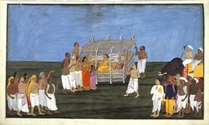 Add Or 4356 Brahmin-ceremoni, illustration fra 