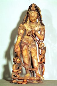Avalokitesvara figur, fra Kashmir af Indian School