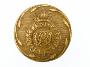 Button, Bengal Staff Corps, 1861-1876 af Indian School