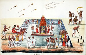 Ceremoni (wc på papir) af Indian School