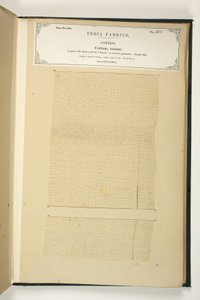 Coarse Cotton, Benares, fra The Collection of the Textile Manufacturers of India, af John Forbes Watson, udgivet i 1866 af Indian School