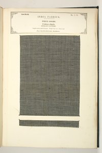 Bomuldstjek, Masulipatam, Madras, stykkevarer, fra The Collection of the Textile Manufacturers of India, af John Forbes Watson, udgivet i 1866 af Indian School