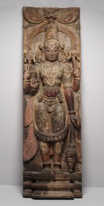 Festivalfigur: Vishnu af Indian School