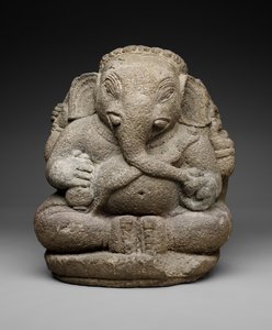 Ganesha (sten) af Indian School