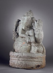 Ganesha, 12.-13. århundrede (granit) af Indian School
