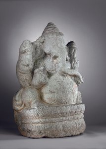 Ganesha, 12.-13. århundrede (granit) af Indian School