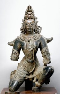 Garuda, fra Mandla Fort, Madhya Pradesh, 1200 AD (sort sten)