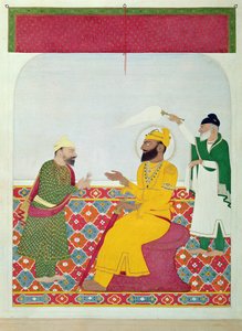 Guru Gobind Singh (1666-1708) 1815-25 af Indian School
