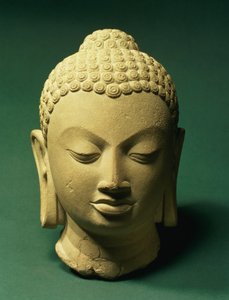 Buddhas hoved, Sarnath (sandsten)