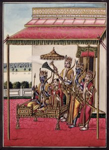 MSS EUR C 116/1 f.13v Rama, fra det hinduistiske epos 