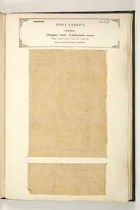 Punjum Cloth, Vizagapatam, Madras, fra The Collection of the Textile Manufacturers of India, af John Forbes Watson, udgivet i 1866 af Indian School