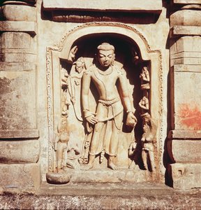 Relief fra hovedtemplet på Site III, 320-530 af Indian School