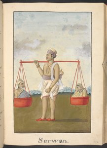 Shravana, der bærer sine forældre på pilgrimsrejse af Indian School