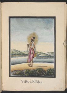 Den vise Visvamitra af Indian School