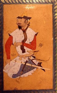 Turkoman Prisoner, fra det store Clive Album, 1500-tallet af Indian School