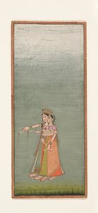 To hofdamer med fyrværkeri, ca. 1725 af Indian School
