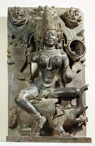Varunani, udskæring fra Konark Sun Temple, Orissa, Eastern Ganga-dynastiet