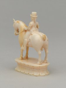 Hvid ridder, skakbrik, Indien, 1820 ca af Indian School