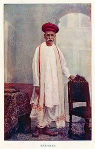 Indiske indfødte: Brahman (farvet foto)
