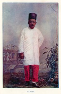 Indiske indfødte: Parsee (farvet foto) af Indian photographer