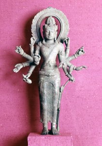 Avalokitesvara.. Buddhistisk guddom. Statuette fra Java - 8. århundrede f.Kr. C.. Paris, Musée Guimet