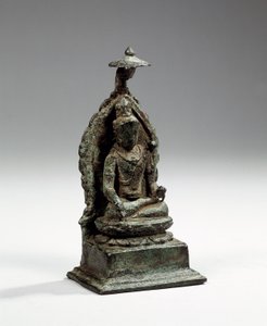 Centraljavanesisk figur af Padmapani, slutningen af det 9. århundrede (bronze)