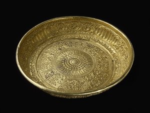 Bokor, helligt offerfad (guld)
