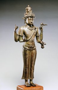 Shiva Mahadeva (bronze, guld og sølv)