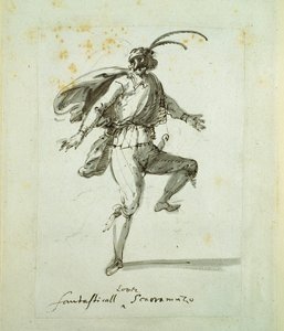 En fantastisk umådelig elsker (pen og blæk på papir) af Inigo Jones