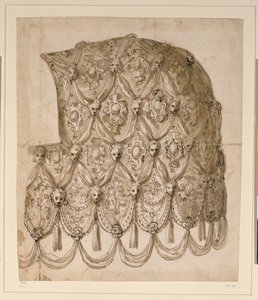 En hestekaparison (pen og blæk på papir) af Inigo Jones