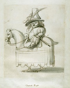 Hollandsk side (pen og blæk på papir) af Inigo Jones
