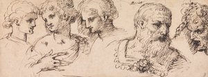 Fem klassiske hoveder af Inigo Jones