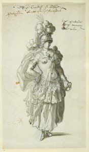 Penthesilea, ca. 1609 (pen og blæk på papir)