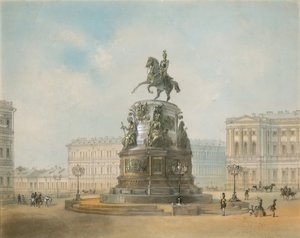 Ryttermonumentet af Nicholas I af Rusland på St Isaac