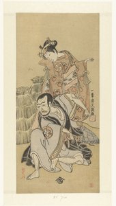 Skuespiller Nakamura Utaemon Medical School Arashi Nichinanji He t og søster ls Tsu k Kiyomizu restriktioner af Ippitsusai Bunchō