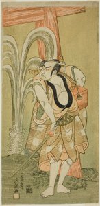 Skuespilleren Otani Hiroji III i en uidentificeret rolle af Ippitsusai Bunchō