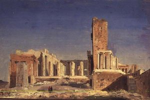Akropolis af Ippolito Caffi