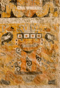 Ved Huaca El Brujo, den vigtigste begravelse i det nordvestlige hjørne af El Brujo, 2005 (foto). af Ira Block