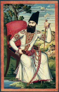 Portræt af prins Abbas Mirza, ca 1820 af Iranian Master