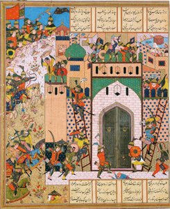 Shah Anushirvan indtager fæstningen Saqila af Iranian Master